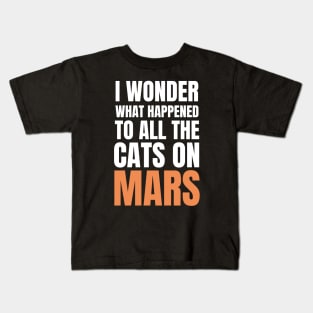 Cats On Mars Kids T-Shirt